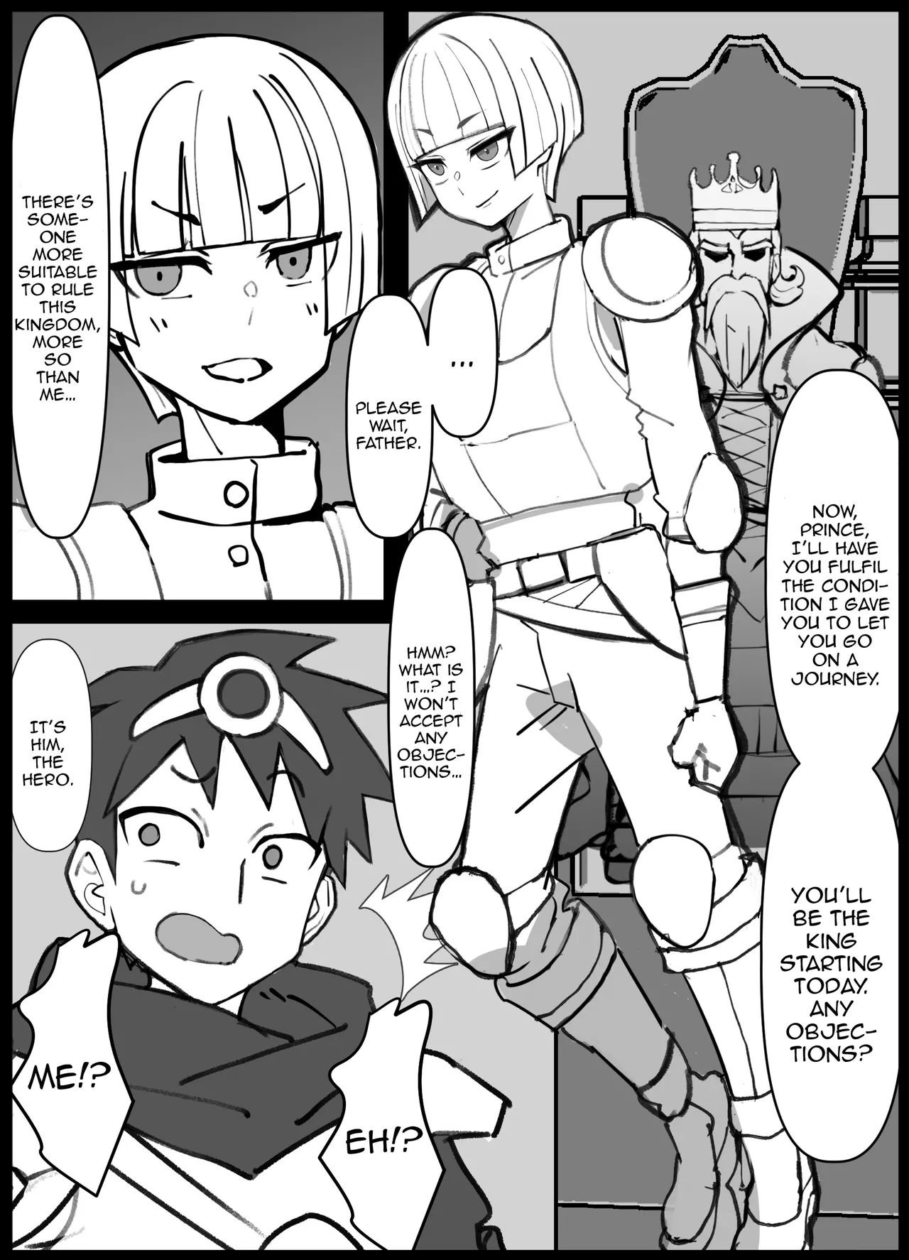 Osananajimi no Ouji ga Totsuzen  Hime  ni natte Mukaeru Koto ni natta Shoya / My Childhood Friend Who's a Prince Turned Into A Princess And It's Our First Night After We Got Married page 4 full