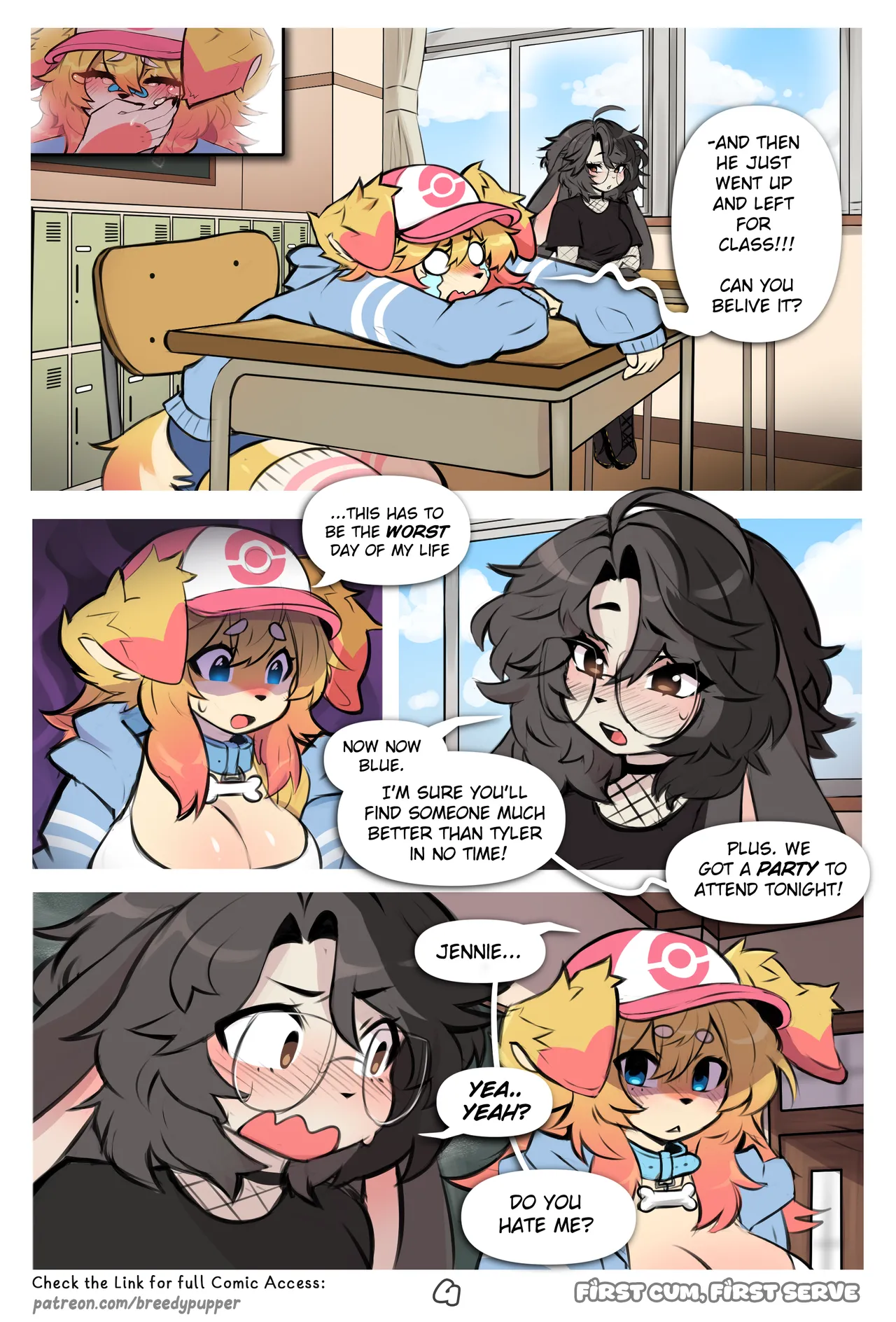 First Cum, First Serve! page 5 full