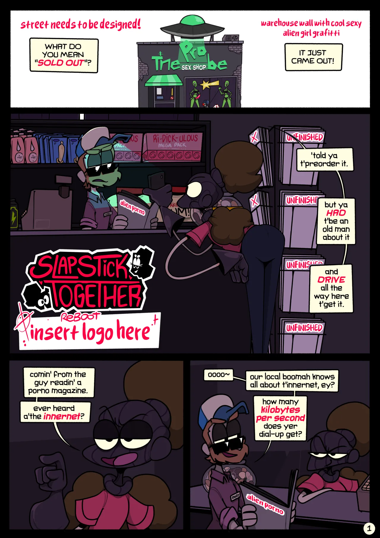 Slapstick Together Chapter 1 REBOOT page 1 full