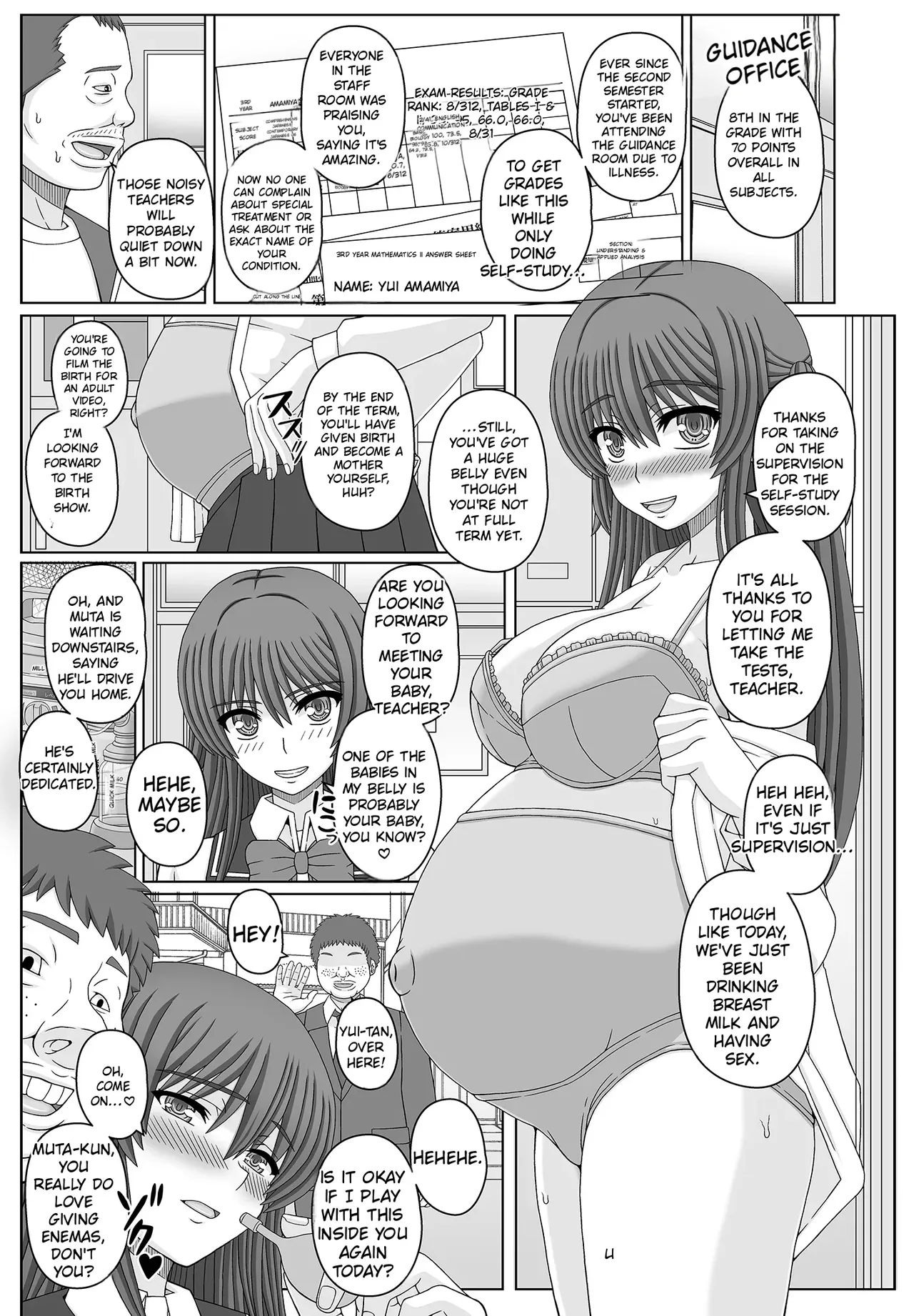 Iinchou wa Class no Ninshin Pet 4 + Oro Yui Hen page 3 full