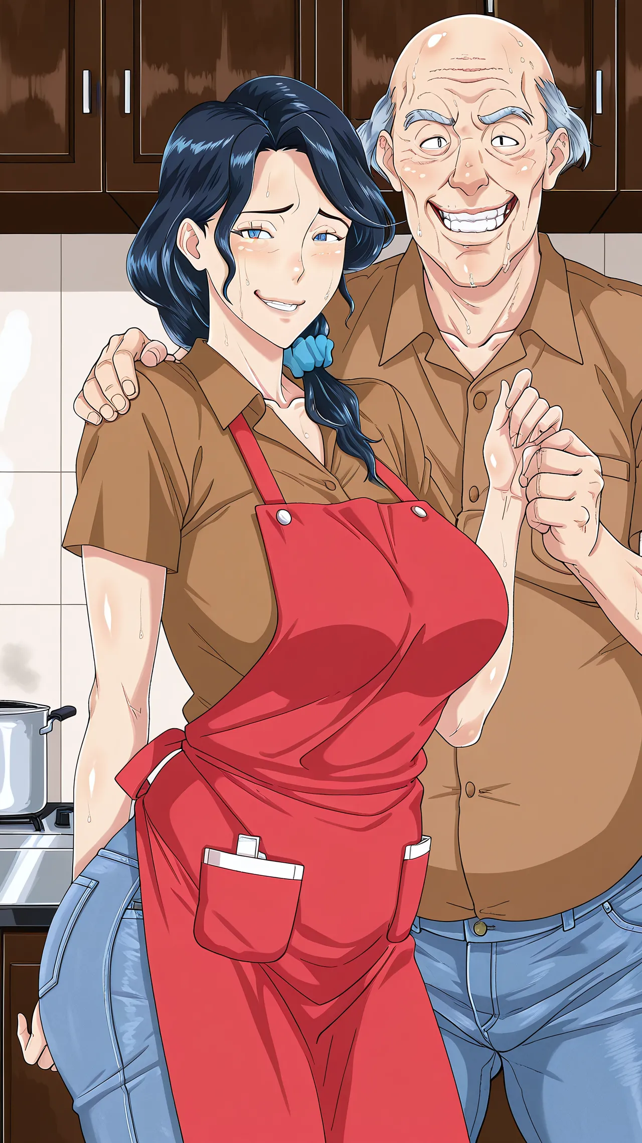Saeki Yoshie Milf From Mom Appetit For Foreigner's Big Cock Part-1 page 9 full