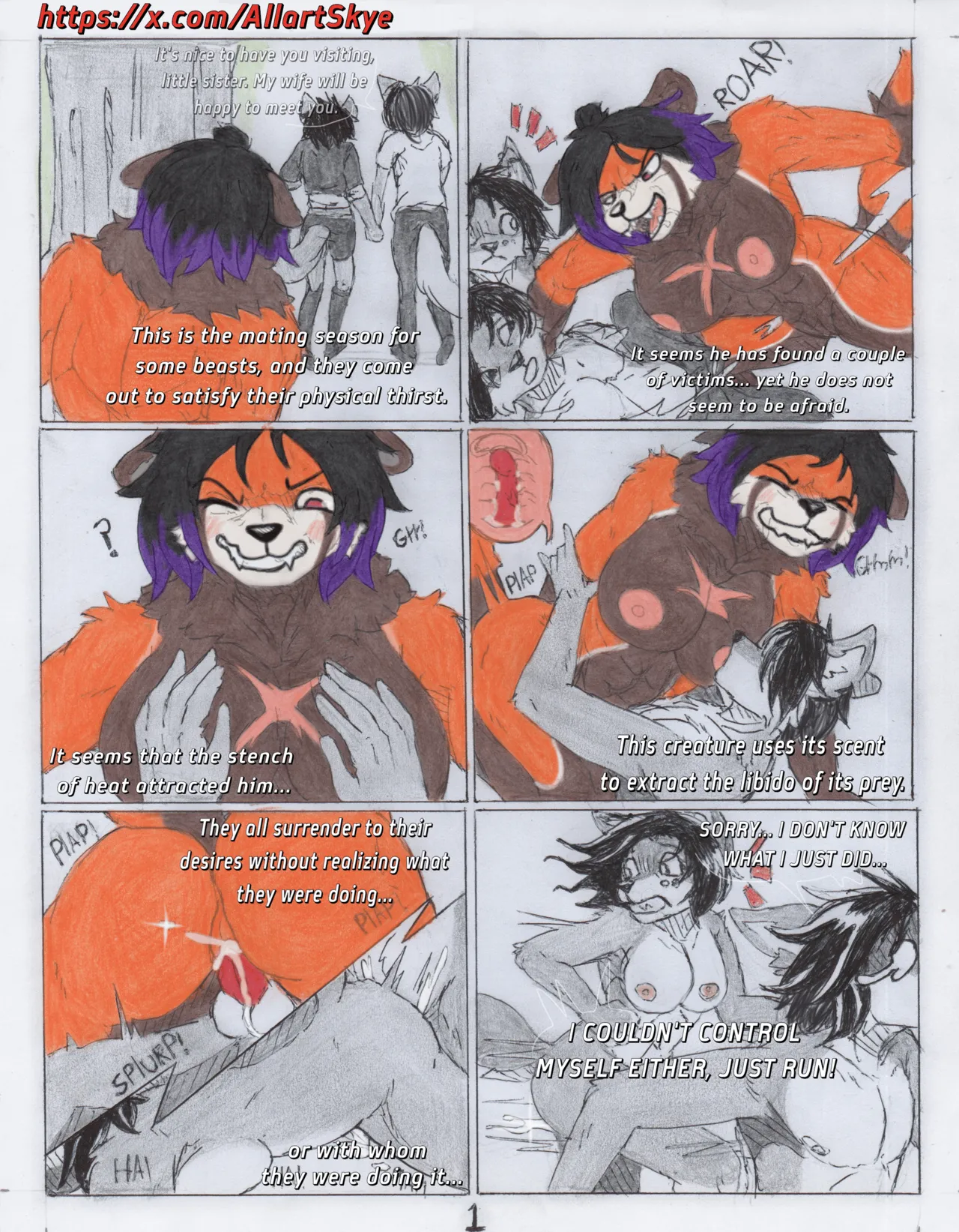 Skyethefurry no canon comics ENG page 2 full