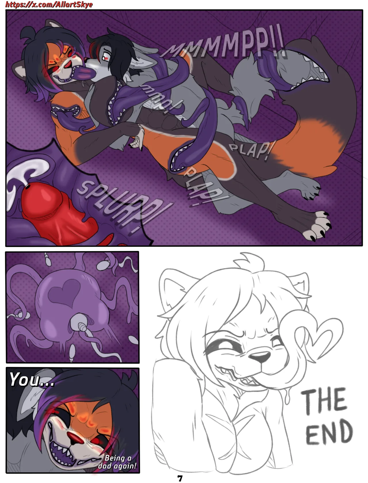 Skyethefurry no canon comics ENG page 8 full