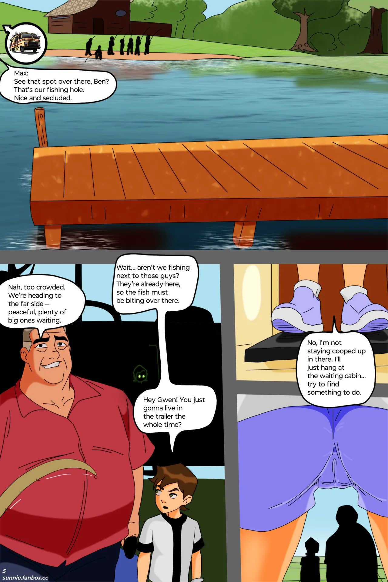 Gwen Caught By The Mouth page 6 full