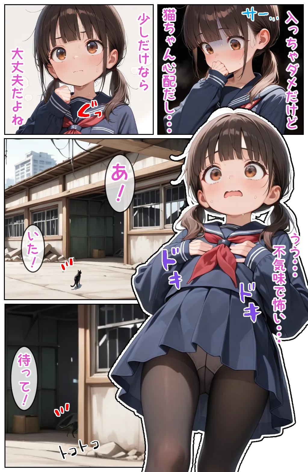 New First-Year Student: The story of a fresh-faced student who gets passed around by homeless men and becomes a "first-time mom." page 10 full