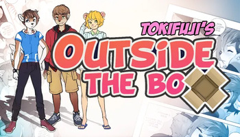 Outside the Box Visual Novel game dialogue portrait and standing sprites cover