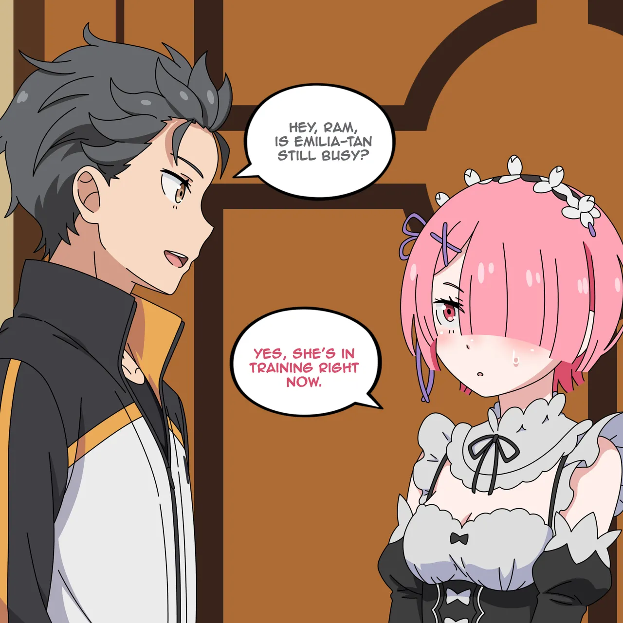 Rezero Emilia x Roswaal x Rem page 1 full