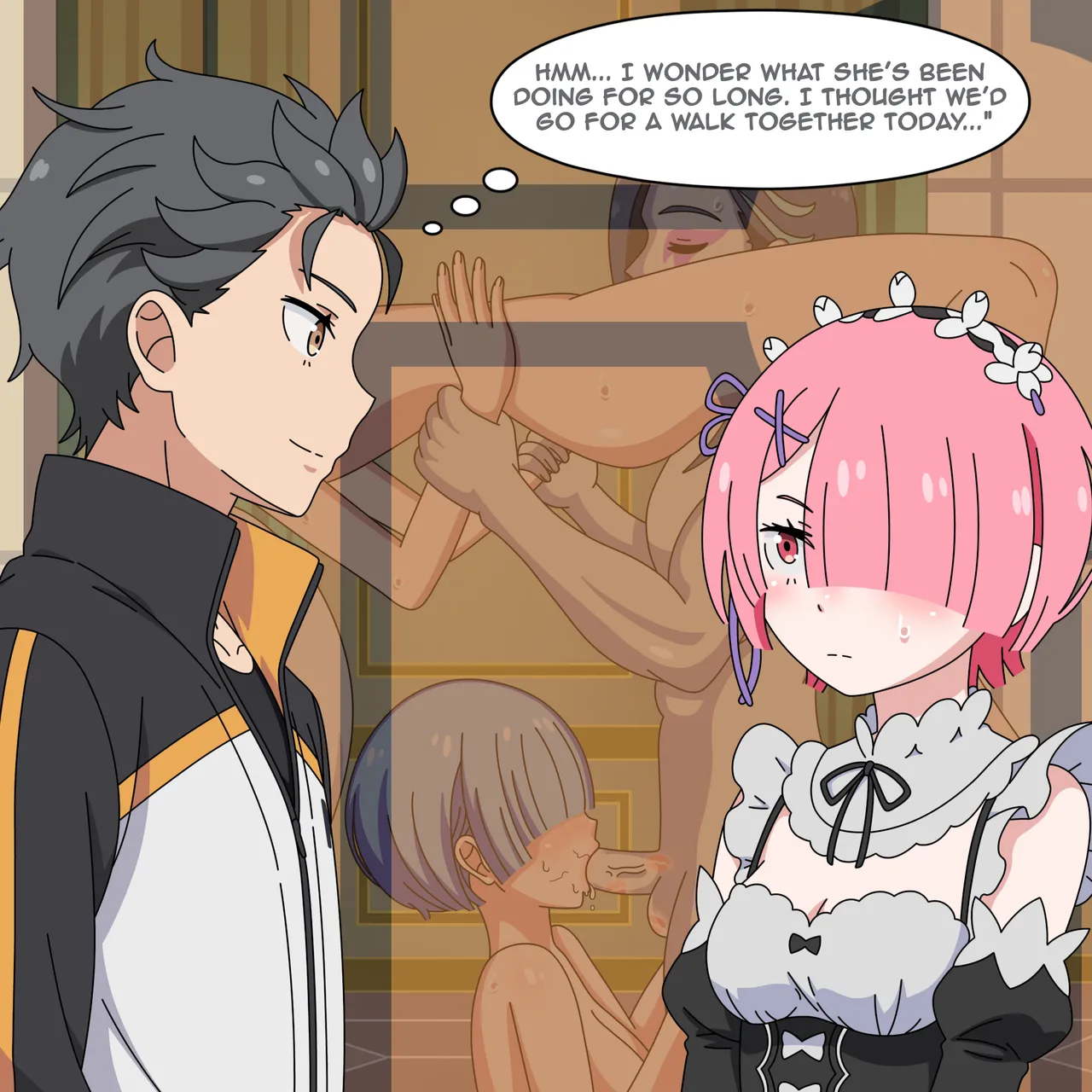 Rezero Emilia x Roswaal x Rem page 2 full