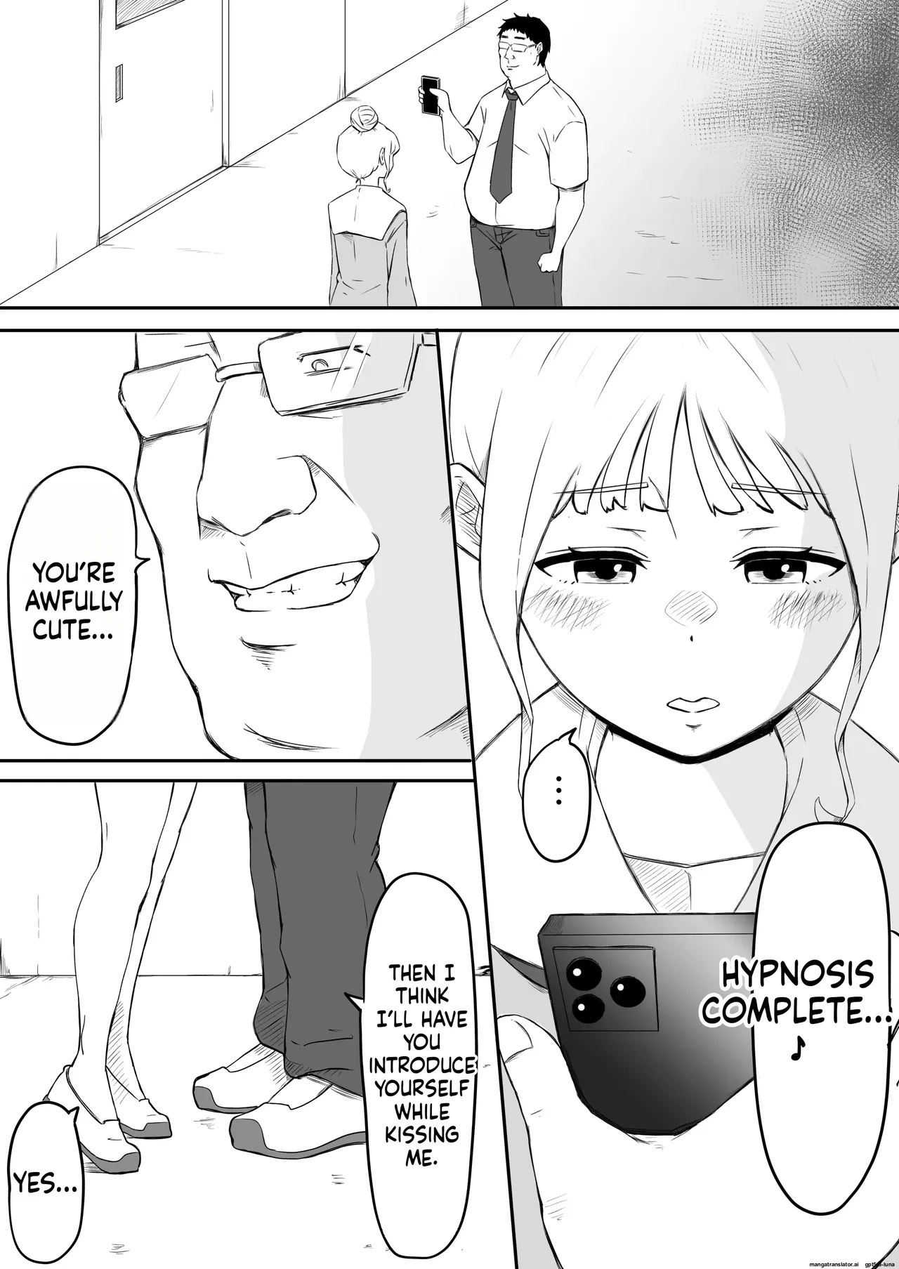 Ayatsuri ro Shutsu 2 ~Gakuen Shihai Hen~ #1 Kimohage Tannin to Yua-chan no Ayatsuri Love Love Sex Chu page 3 full