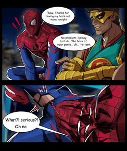Something in your pant - IronFrist X Spiderman