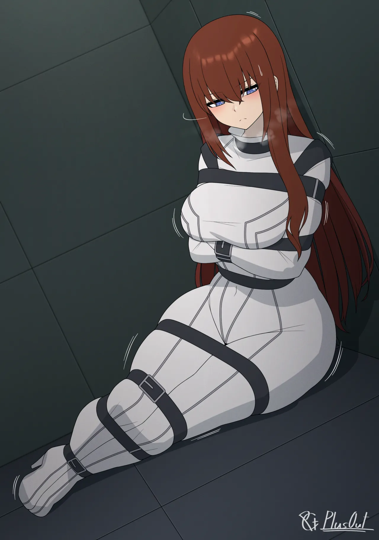 Makise Kurisu tied up page 1 full