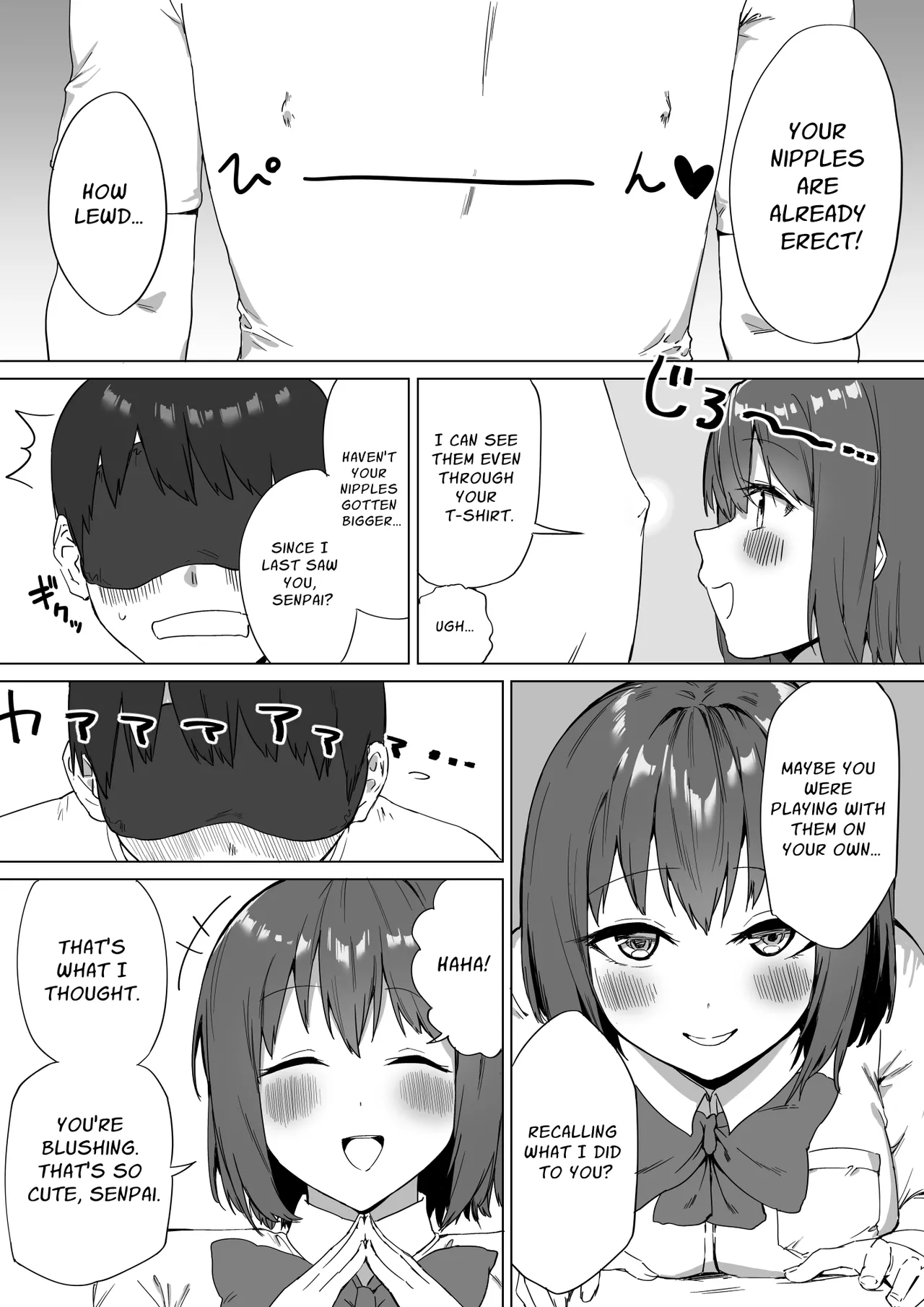 Kouhai-chan no Ijiwaru Chikubi Zeme 2 page 10 full