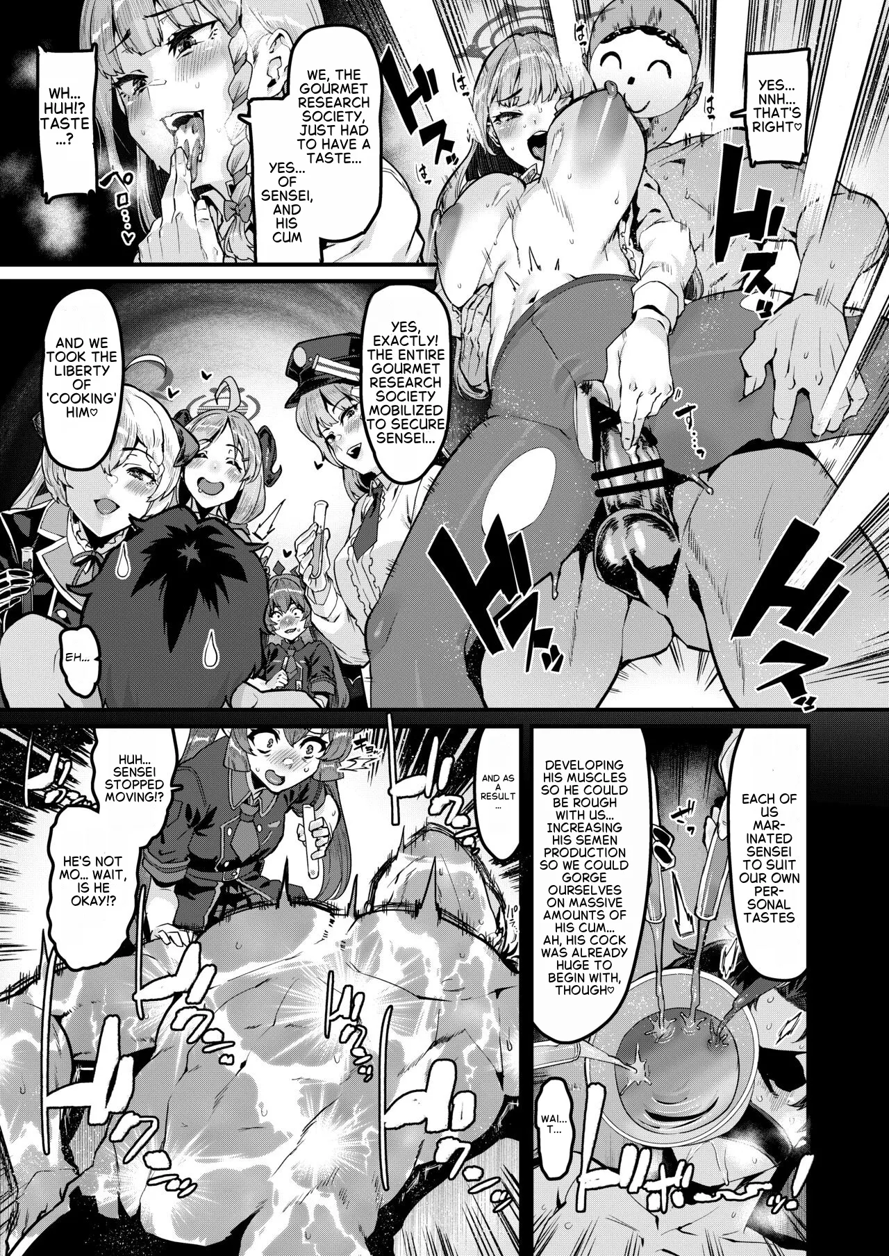Fuuka's Misfortune and the Meal page 6 full