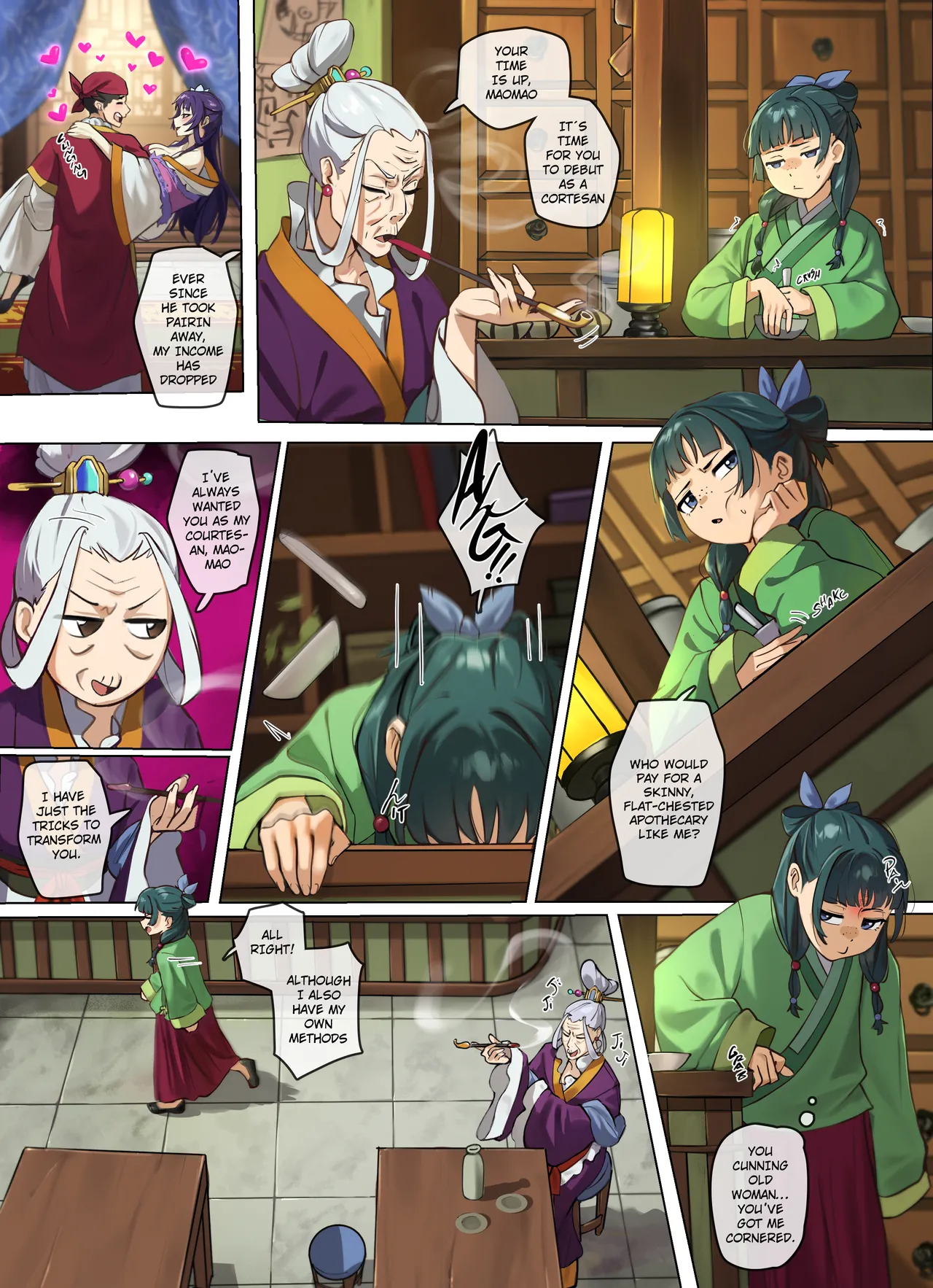 Maomao, The Queen of the Verdigris House, Vol. 1 + More NTR page 4 full