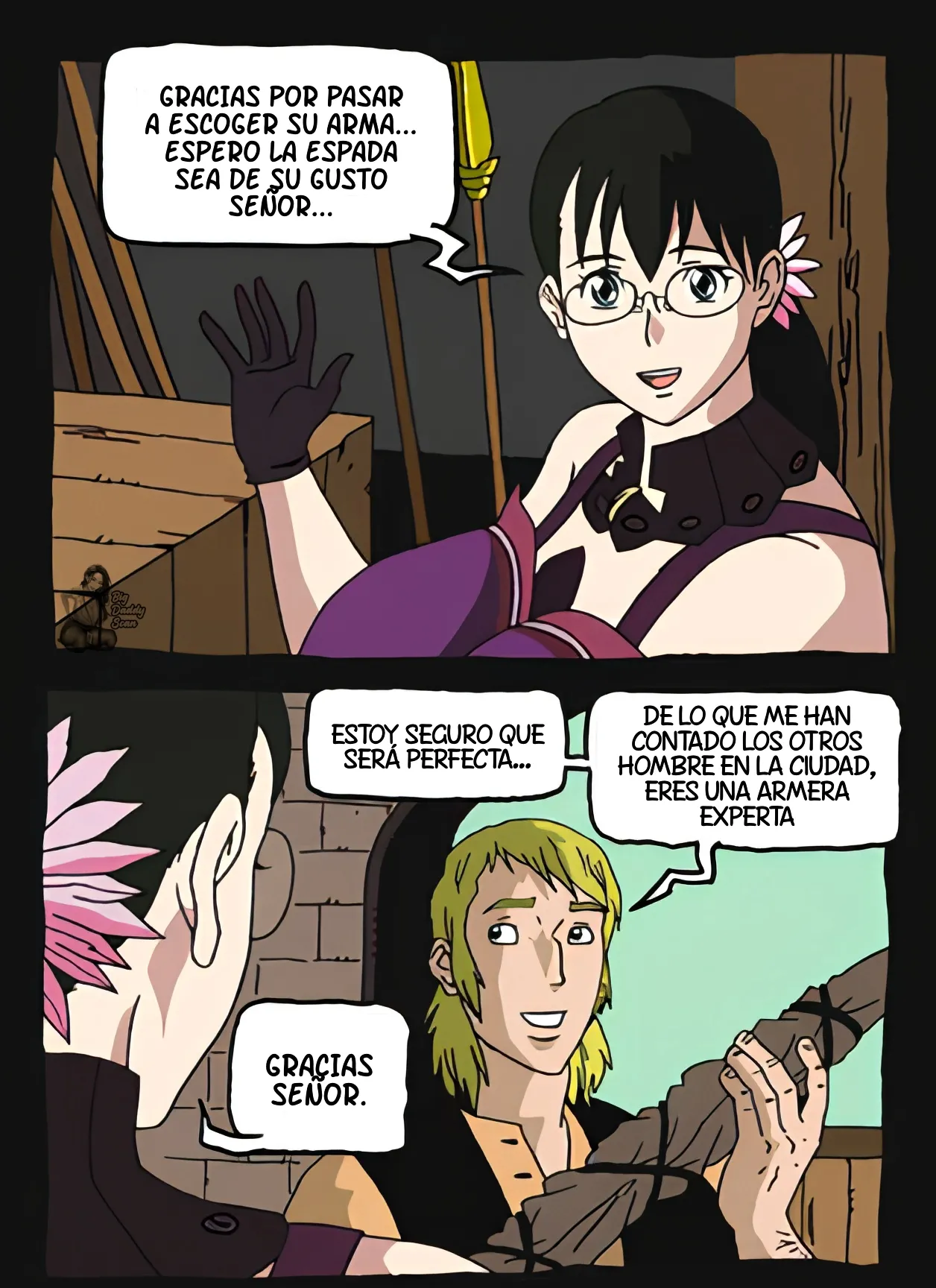 Amor En La Armería Cap. #1 page 3 full