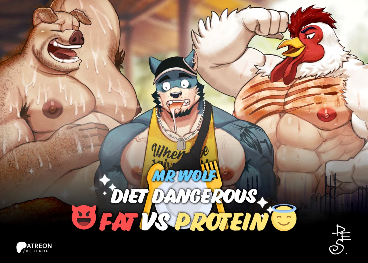 Mr. Wolf l Diet Dangerous l Fat Vs Protein | 늑대의 위태로운 다이어트 - 지방 대 단백질 page 2 full
