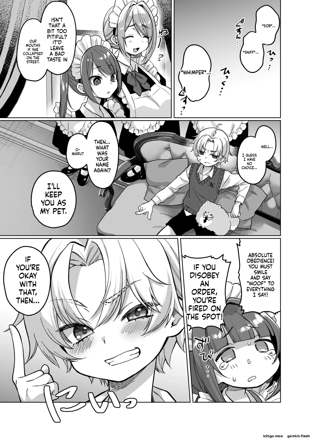 Oyashiki Wonderful Life ~ Maid Saiyou da to Omottara, Inu ni Saremashita ~ page 7 full