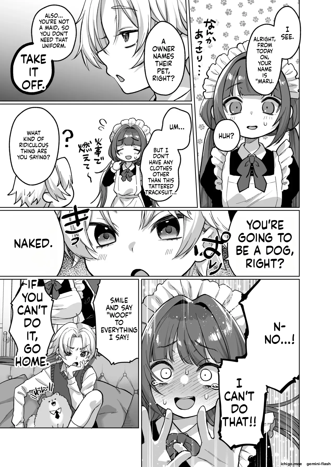 Oyashiki Wonderful Life ~ Maid Saiyou da to Omottara, Inu ni Saremashita ~ page 9 full