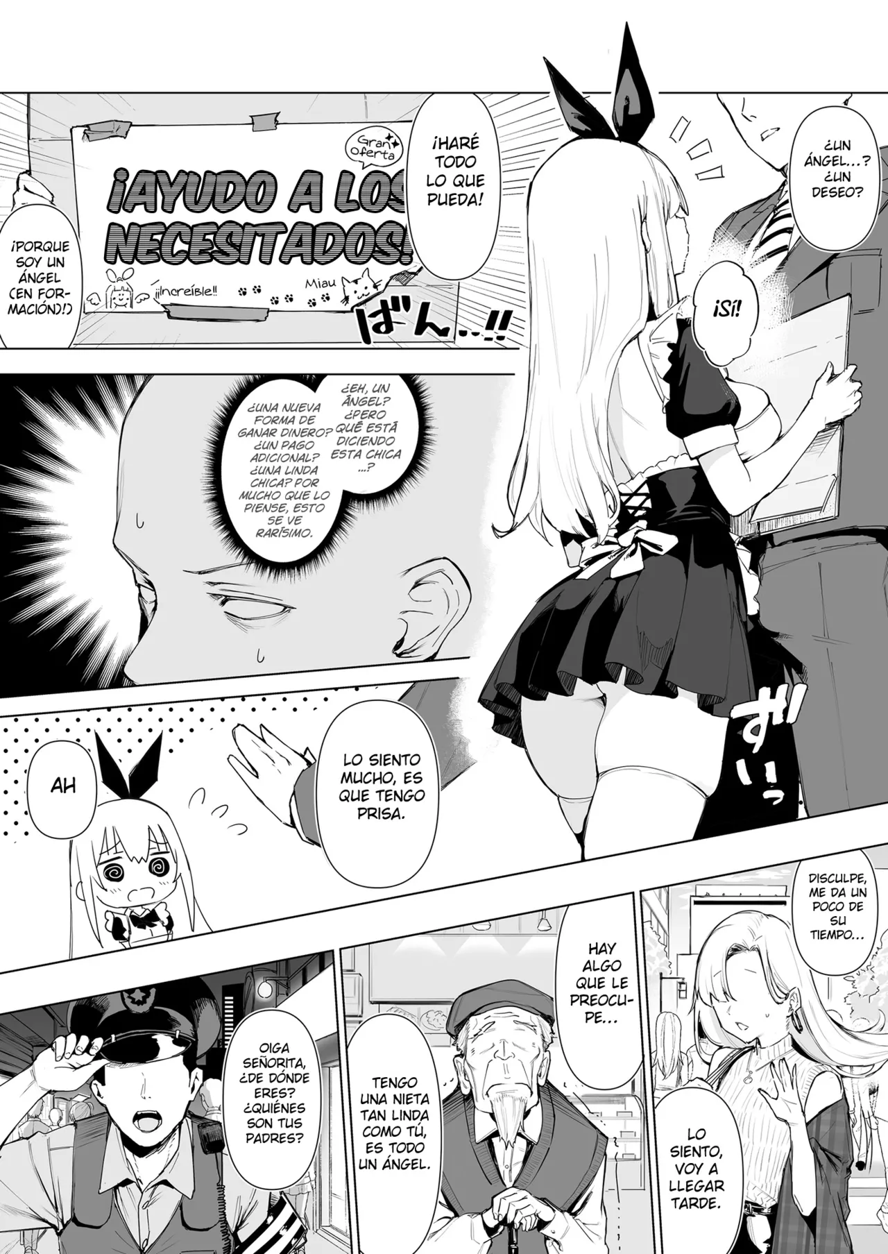 Tenshi Hirotta kara Haramaseru ~Ojii-san Senyou Botebara Onaho ni Naru made no Kiroku~ page 4 full