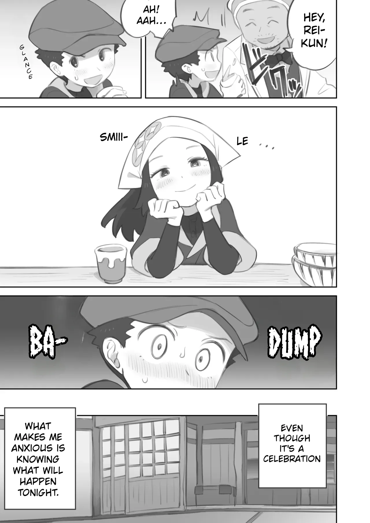 Futanari Shujinkou-chan ga Teru Senpai o Horu Manga 3 | A Manga Where Futanari Akari-chan Tops Rei-Senpai 3 page 4 full