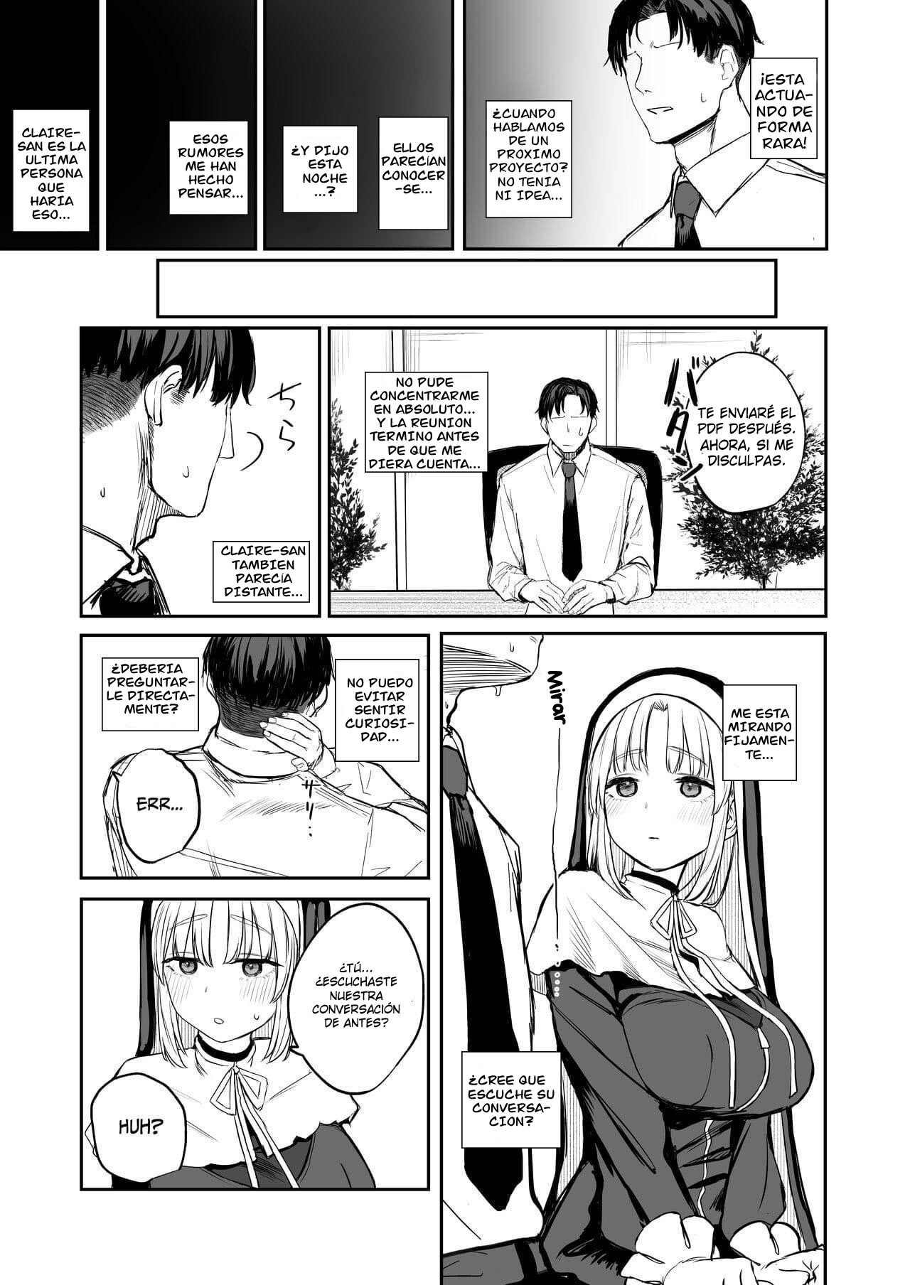 Nande Vtuber Soap ni Cleaire-san ga!？| ¿¡Qué Hace Claire-san en un Burdel Temático de VTubers!？ page 4 full