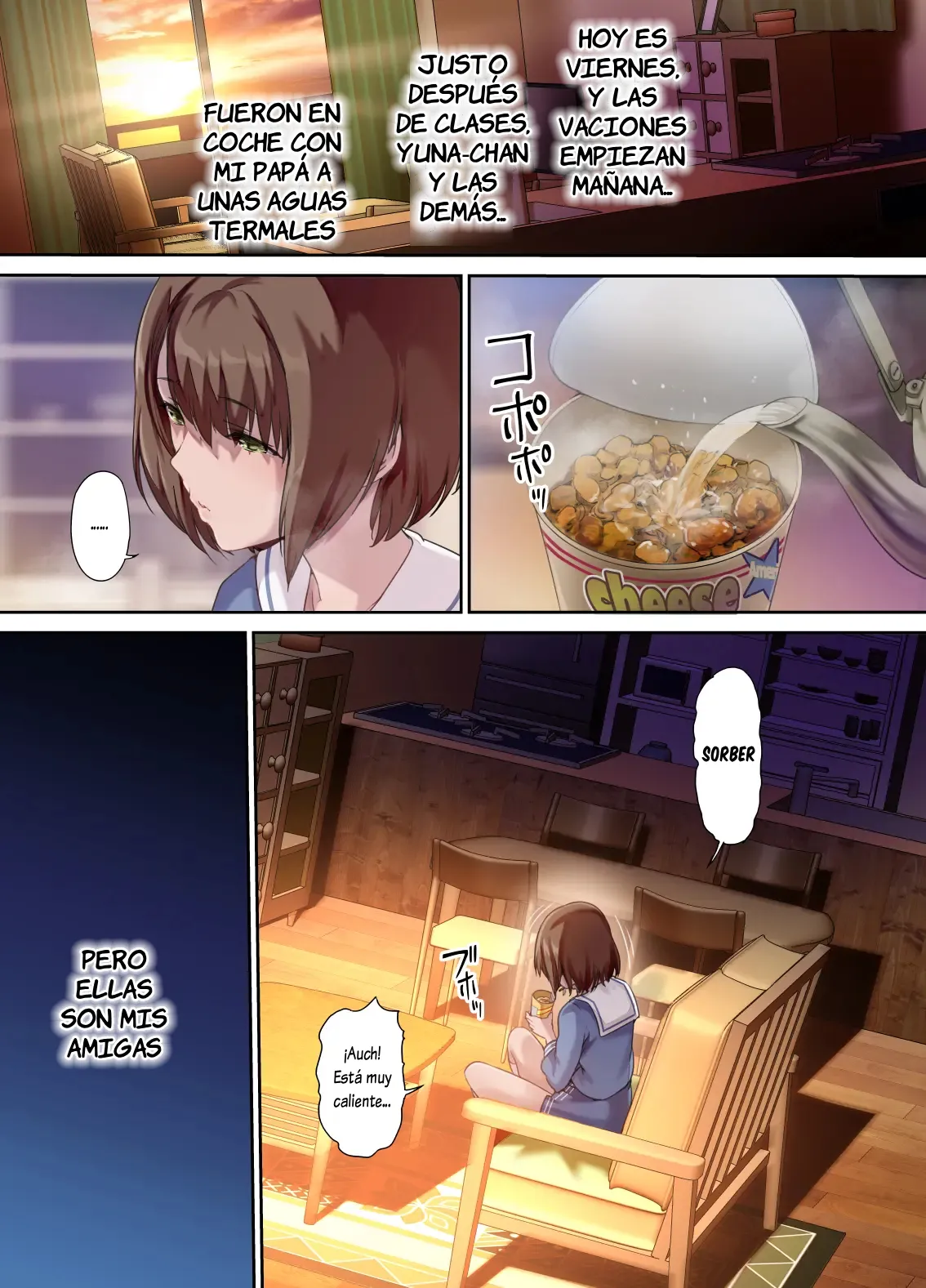 Papa no Shinshitsu wa Musume Tomodachi no Tamariba 3 ―Konyoku Onsen Hen― page 2 full
