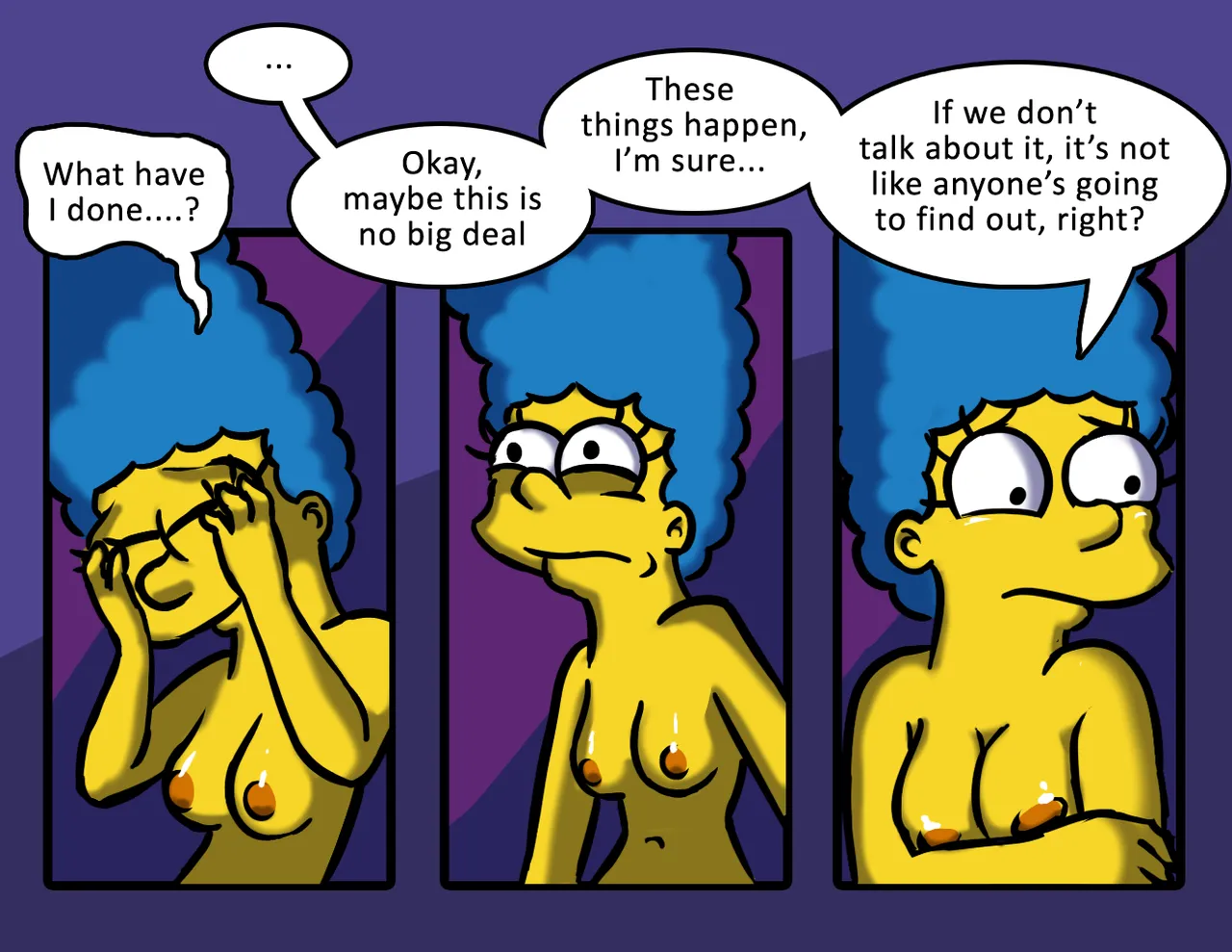 The Simpsons - Marge/Bart Comic page 8 full