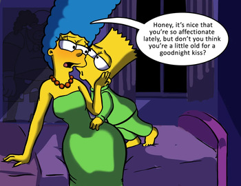 The Simpsons - Marge/Bart Comic cover