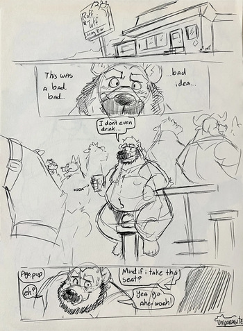 Fling Goes To A Bar cover