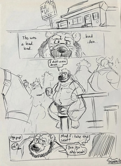 Fling Goes To A Bar