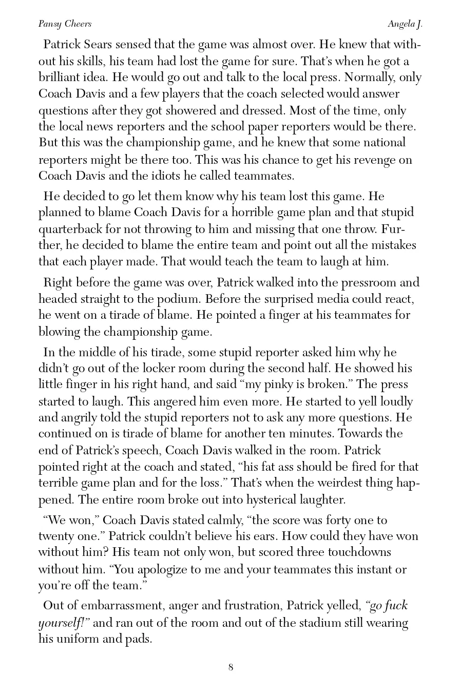 revenge of the cheerleaders Angela J. page 10 full