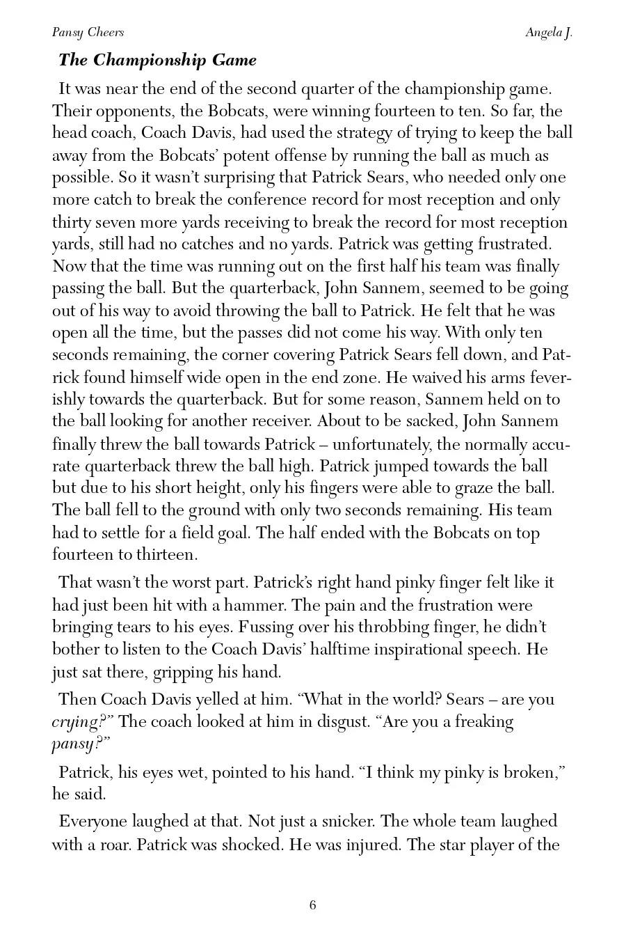revenge of the cheerleaders Angela J. page 8 full