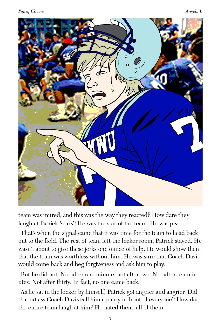revenge of the cheerleaders Angela J. page 9 full