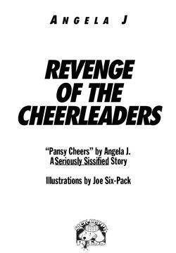 revenge of the cheerleaders Angela J.