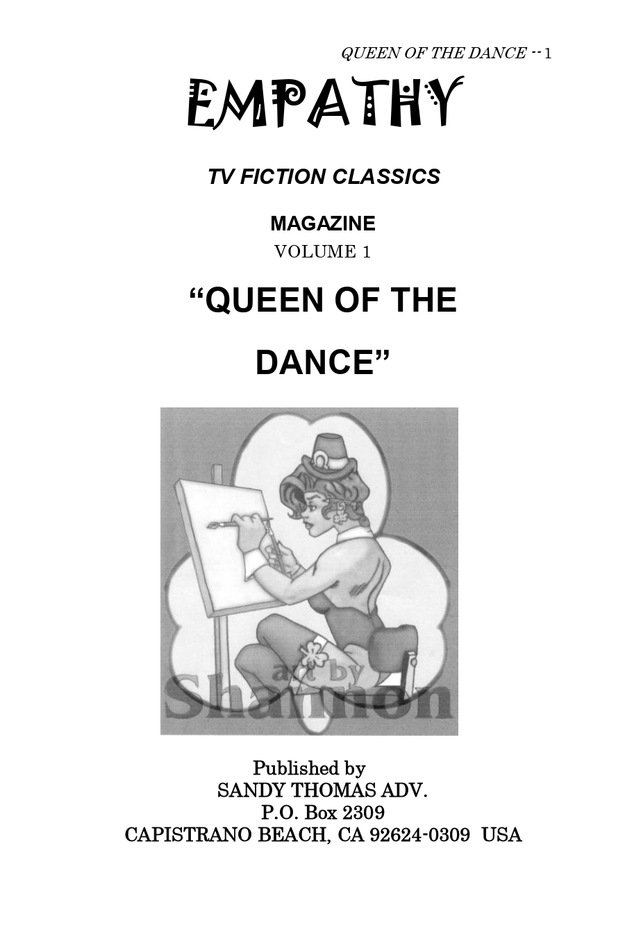 Queen of the Dance page 2 full