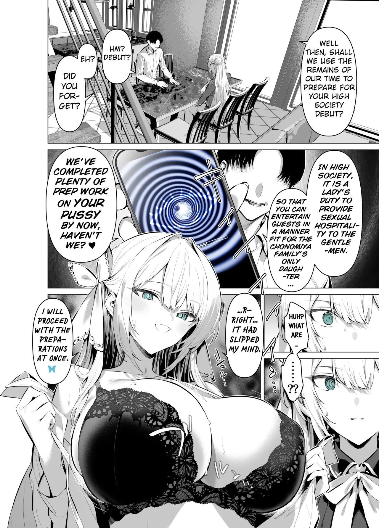 Saimin Ojou-sama | Hypnotized Young Lady page 2 full