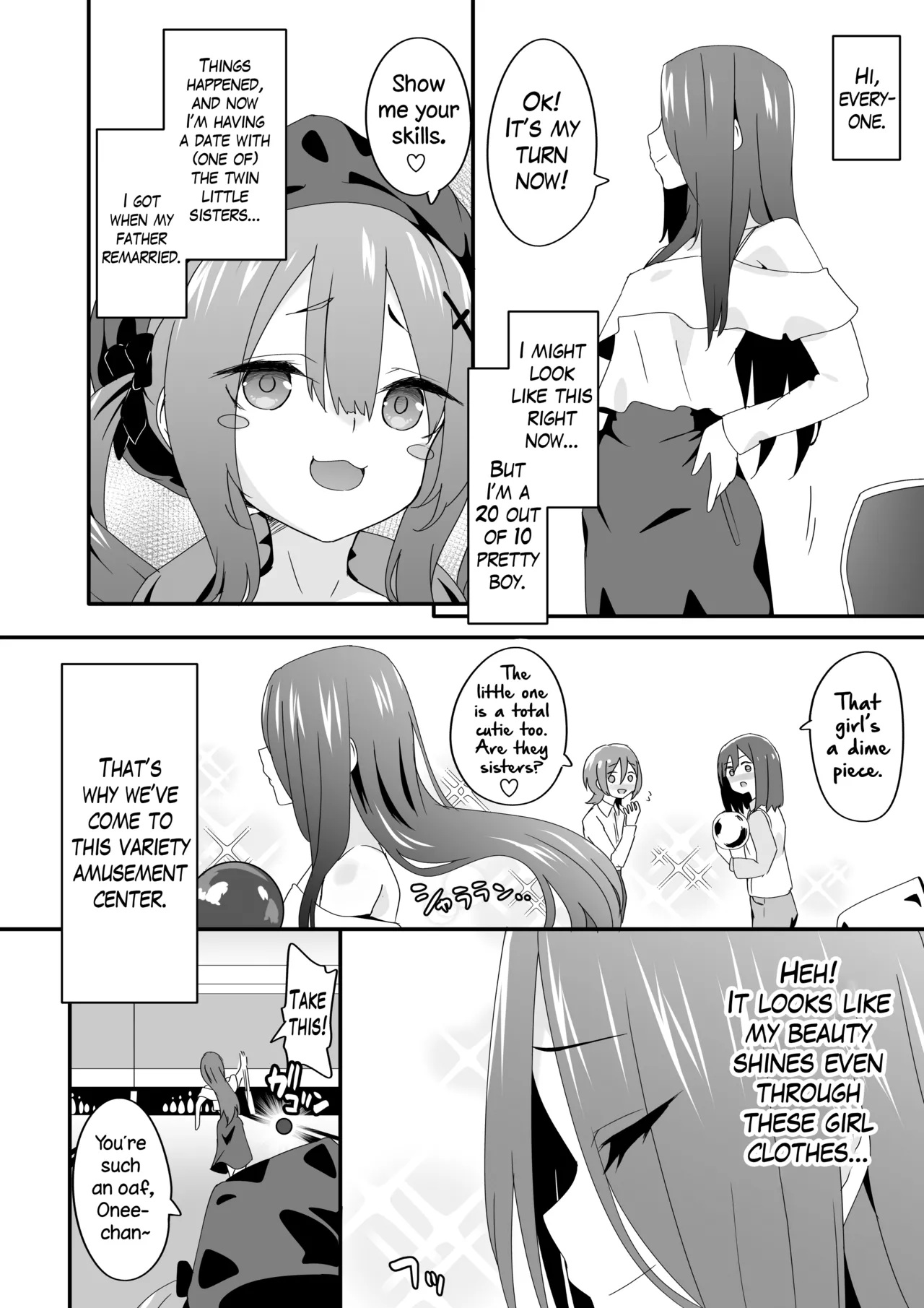 Josou Ouji wa Wakarasetai! ep.3 Namaiki Imouto wa Ijimetai! | The Crossdressing Prince Who Tried to Teach his Little Sisters a Lesson - Episode 3: The Cheeky Little Sister Who Loves Teasing page 4 full