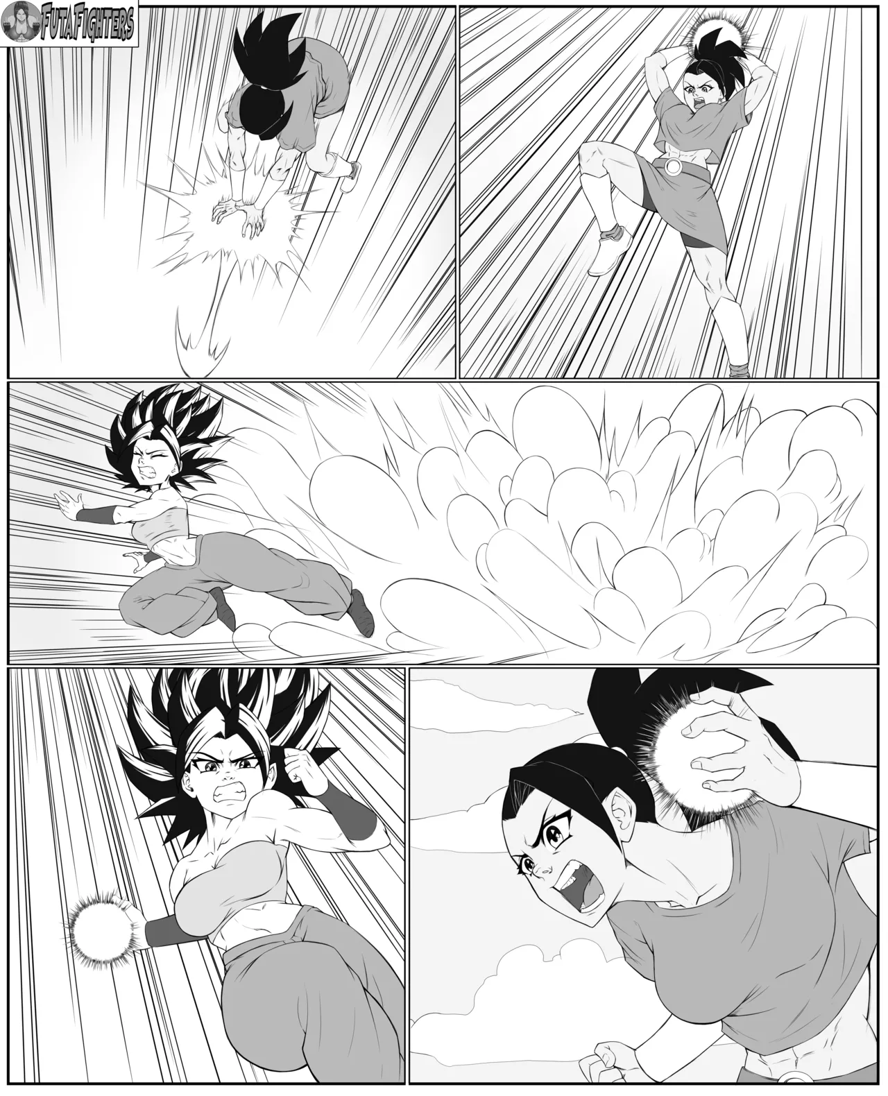 Caulifla vs Kale 118 page update futafighters page 10 full