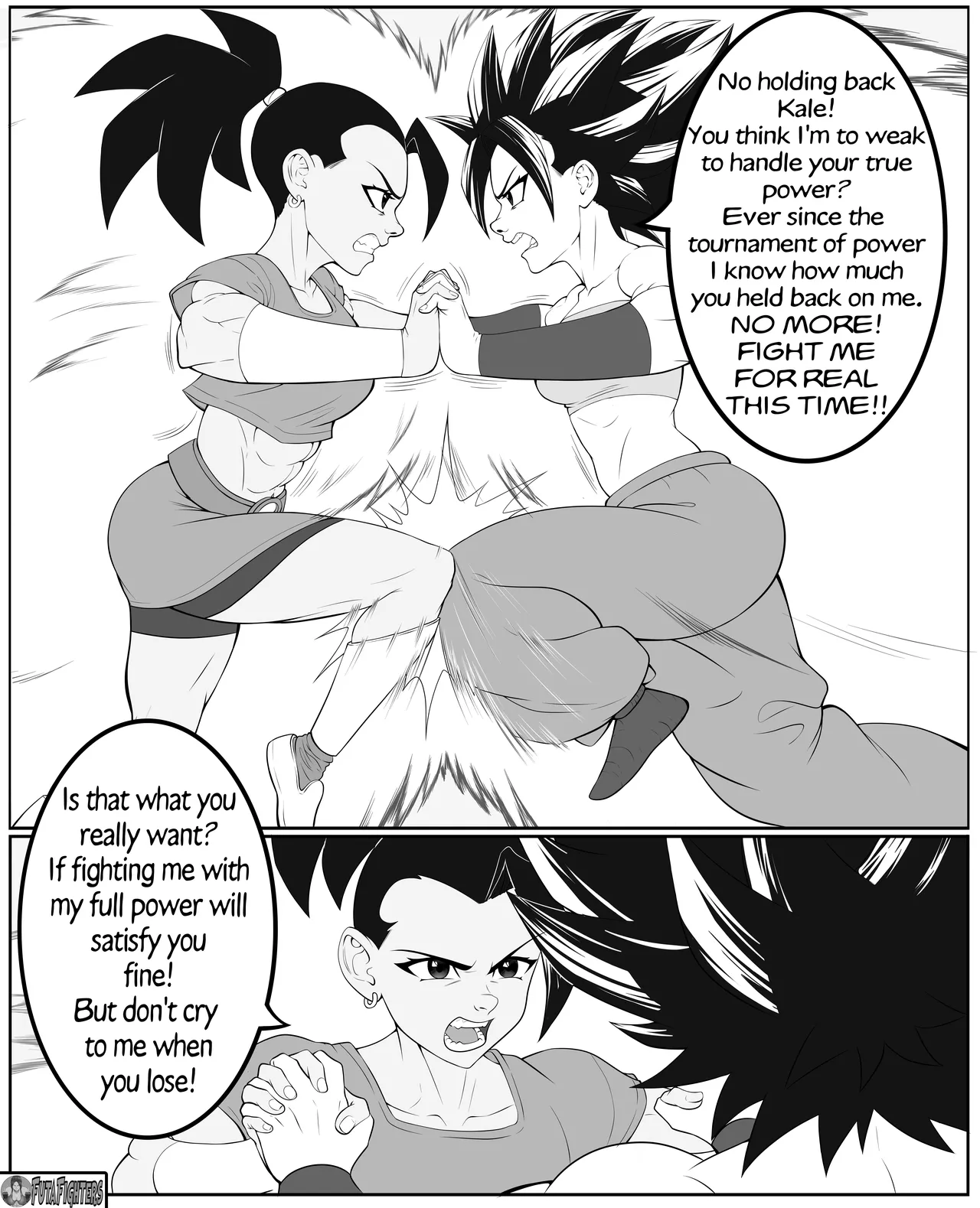 Caulifla vs Kale 118 page update futafighters page 3 full