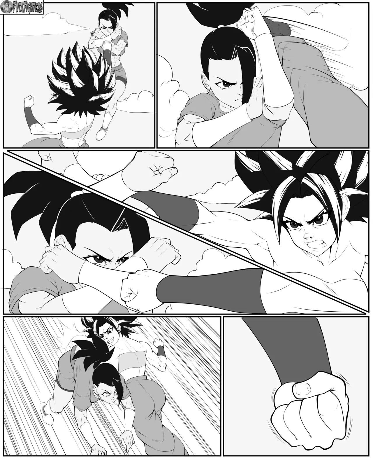 Caulifla vs Kale 118 page update futafighters page 4 full