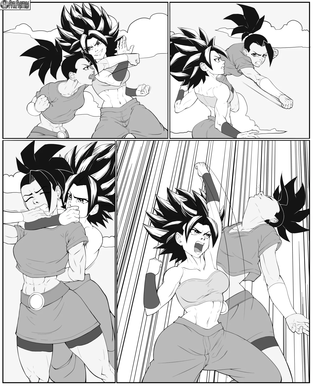 Caulifla vs Kale 118 page update futafighters page 5 full