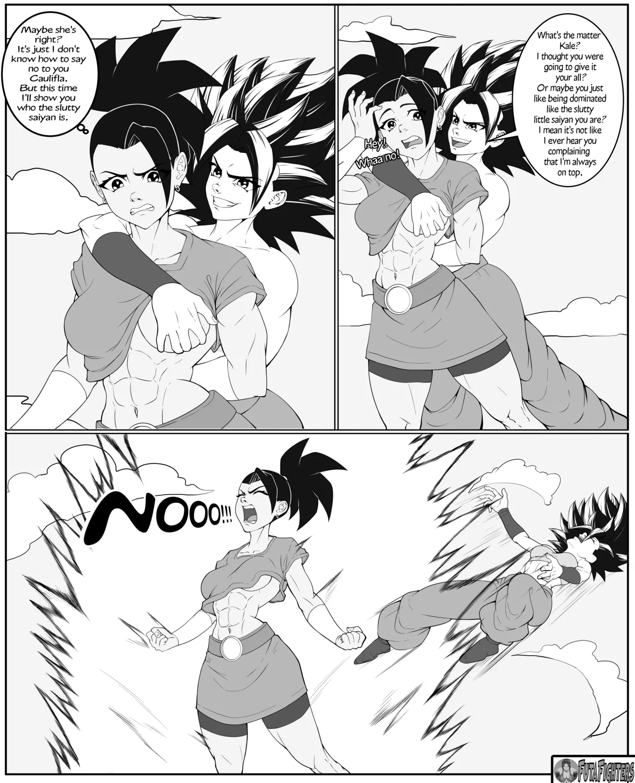 Caulifla vs Kale 118 page update futafighters page 6 full