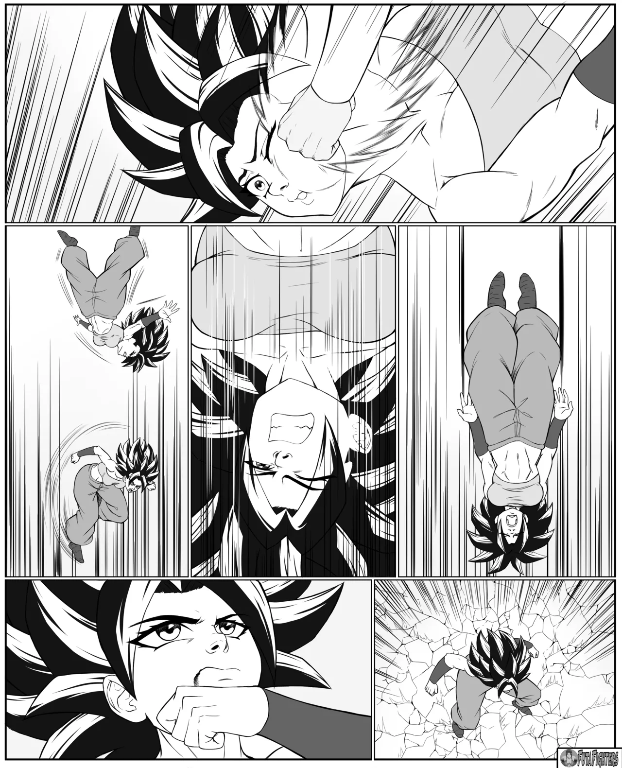Caulifla vs Kale 118 page update futafighters page 9 full