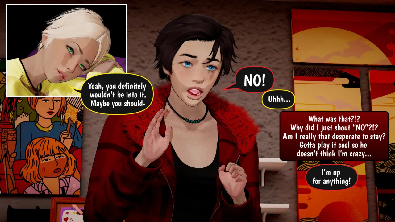 Fummunity Comix: Femboy Feelings Part 1 page 9 full