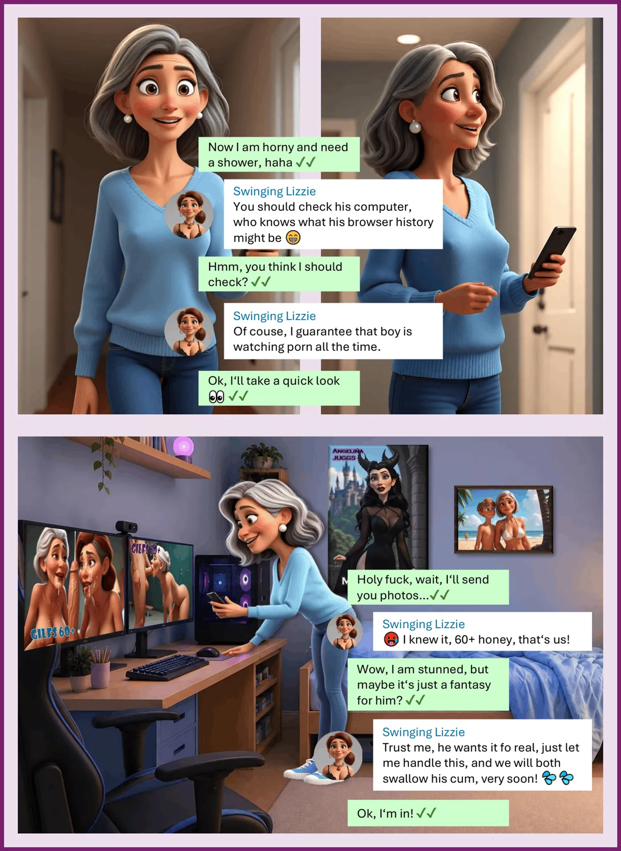 Granny Fuxx Issue 1 page 6 full