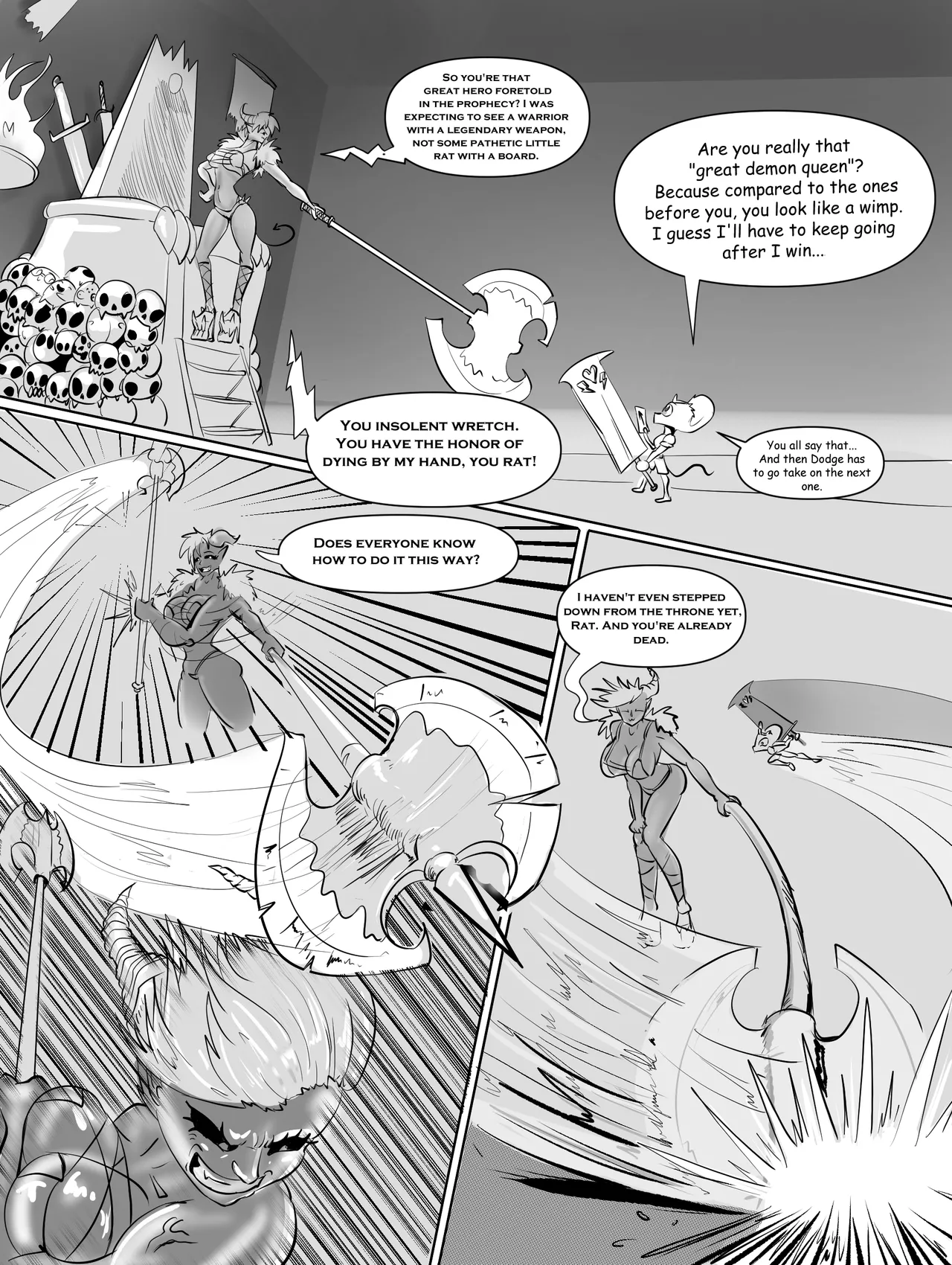 The Hero Mouse and  Demon Queen page 2 full