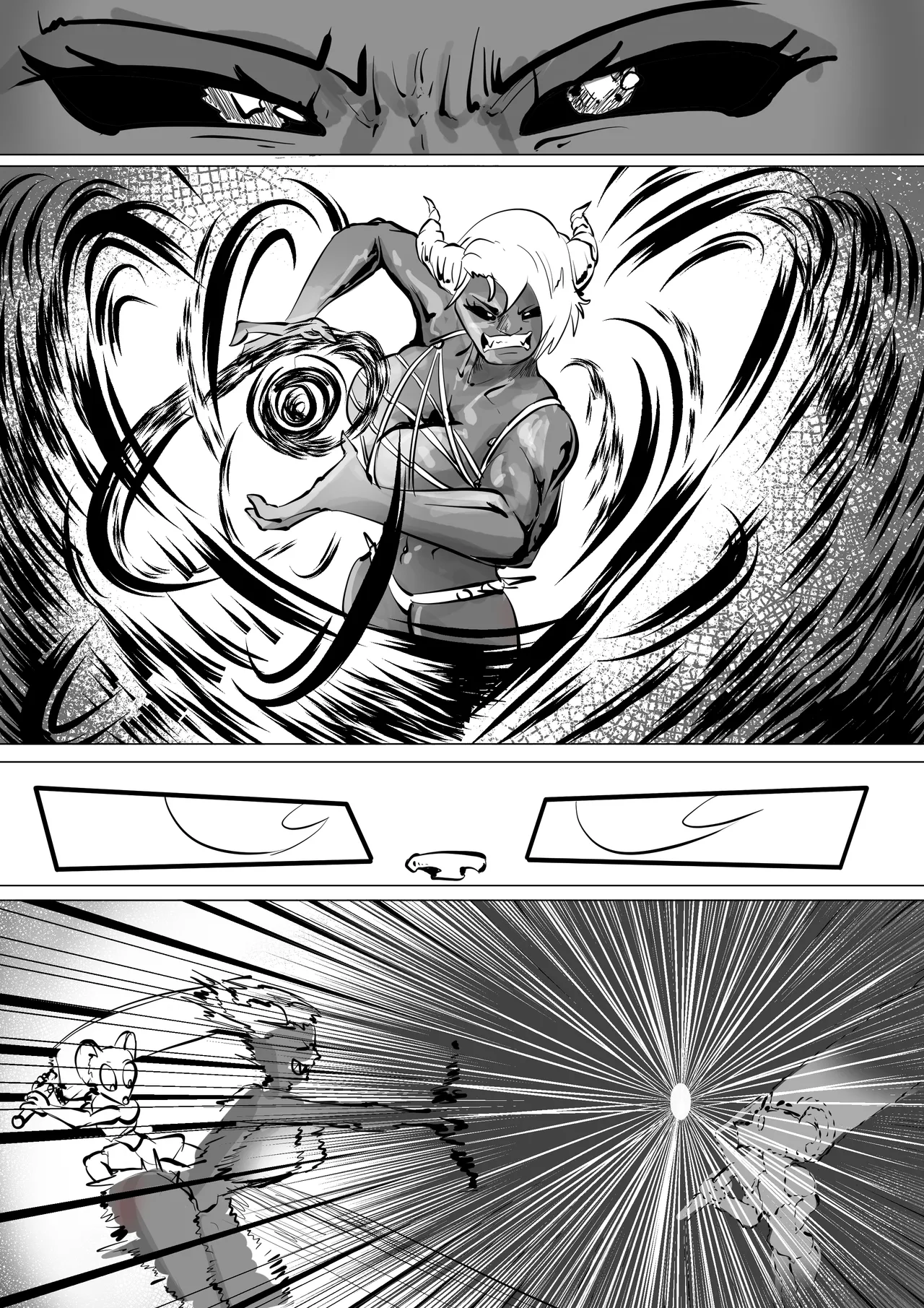 The Hero Mouse and  Demon Queen page 5 full