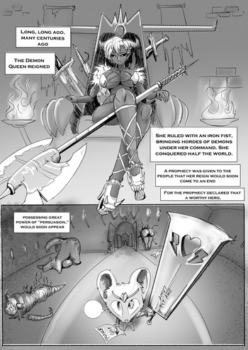 The Hero Mouse and  Demon Queen cover