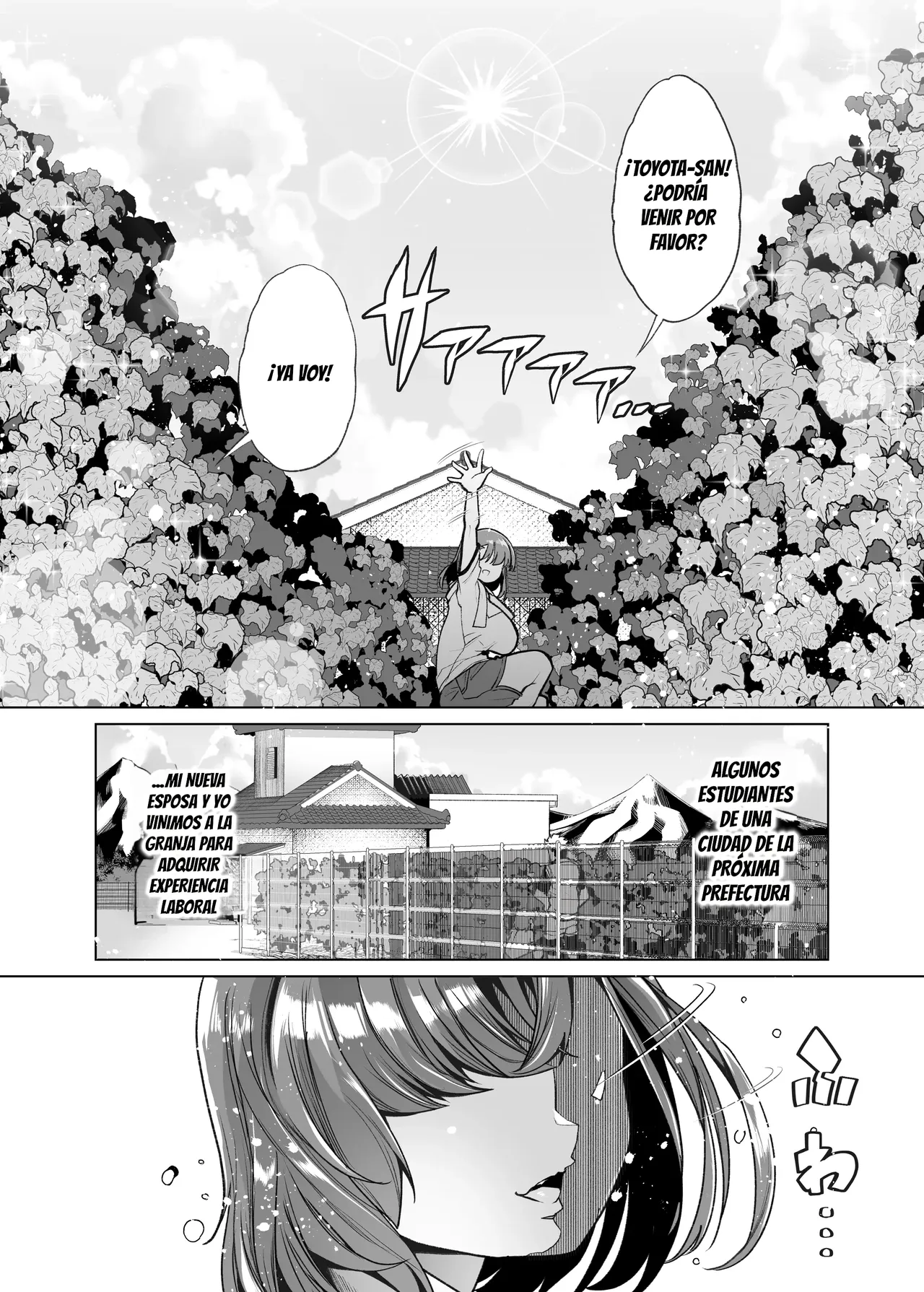 Tada Hitasura. ~Shinkon Nouka no Orenchi ni Shokugyou Taiken ni Kita JK ga Mechakucha Ero katta Sei de~｜Sin Parar ~Aunque Soy un Recién Casado, No Pude Resistirme a la Sexy Estudiante de Prepa que Vino por Prácticas Laborales a la Granja~ page 2 full