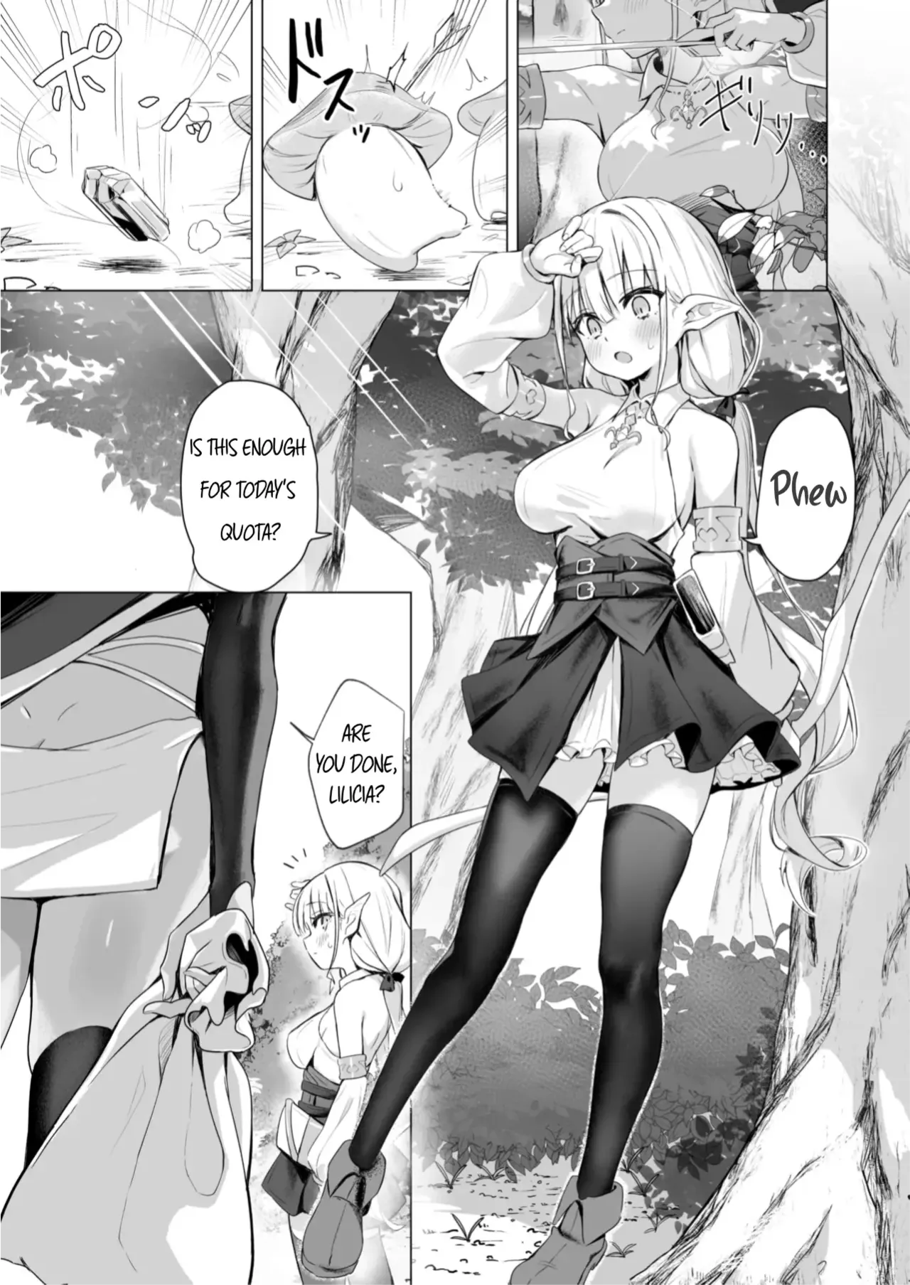 It's Okay to Have Lesbian Sex With My Comrade Because The Slime's Poison Made Us Horny page 3 full